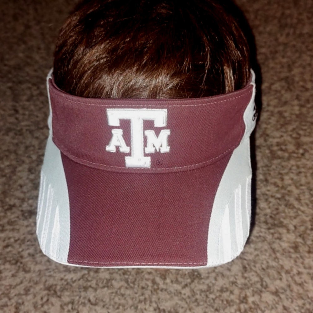Adidas NCAA Texas A&M Aggies Adjustable Back Sun Visor Hat Cap